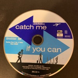 Catch Me If You Can DVD - no case